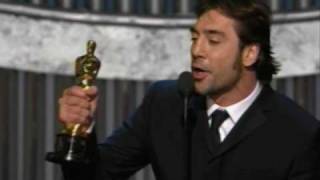 Javier Bardem winning Best Supporting Actor 80th Oscars 2008 [upl. by Claire345]