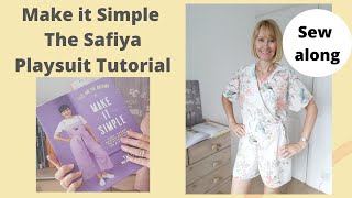 Safiya playsuit tutorial from Make it Simple Sew Along Refashion a Duvet cover [upl. by Udall]