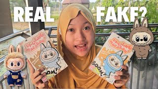 Secret Box  Real VS Fake Boneka Labubu Aqilla ♥ Aqillas Diary [upl. by Ahsote]