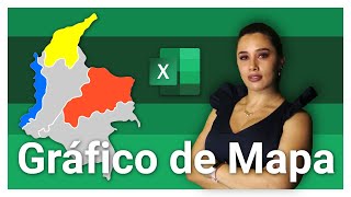 Como hacer un gráfico de mapa en Excel fácil [upl. by Aleemaj653]