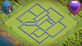 Dieciséis Diseño Ayuntamiento 12  Th12  Subida De Copas Clash of Clans [upl. by Backer]