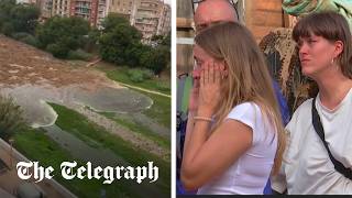 Spain flash floods Death toll rises as people remain trapped under wreckage [upl. by Wenger397]