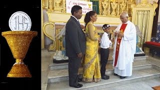 Litany Latin Hymn Konkani 1st Holy Communion at Velsao [upl. by Suoinuj]