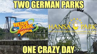 I Visited Hansa Park and Heide Park in One Day [upl. by Cimah]