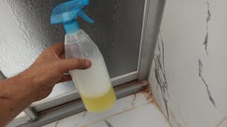 MUCİZE GİBİ Banyodaki KÜF KİREÇ Ve Siyah Lekeleri Temizlemenin En Kolay Yolu  Banyo Temizliği [upl. by Orton]