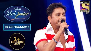 Sukhwinder Singh Performs On His Famous Song Chaiyya Chaiyya  Indian Idol Junior 2 [upl. by Akenal]