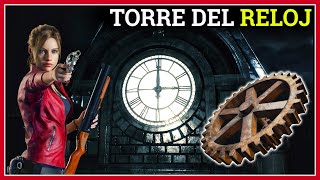 RESIDENT EVIL 2 Remake Engranaje del Reloj Claire [upl. by Yeltneb]