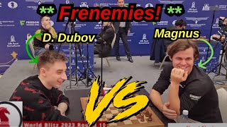 Daniil Dubov vs Magnus Carlsen  Battle between friends [upl. by Melanie]