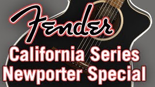 Fender California Series Newporter Special Review amp Demo [upl. by Anilehs]