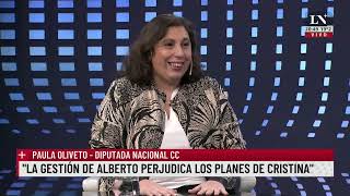 Paula Oliveto quotLas formas de Patricia no fueron las que necesita el paísquot [upl. by Ahsinnek]