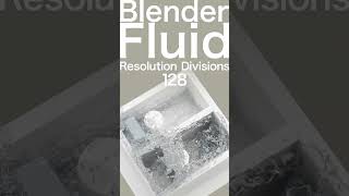 Blender Fluid Simulation  Resolution Division 32192 blender [upl. by Drofliw]