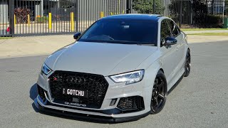 First Drive In the Audi RS3 With A Stage 2 E85 Tune  What A Difference [upl. by Mari306]