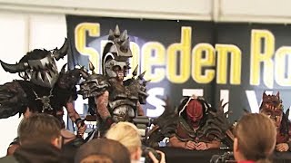 Gwar press conference  Sweden Rock Festival 2011 [upl. by Tterrab]