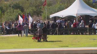 Veterans Day commemorations in North Texas DFW National Cemetery [upl. by Womack]