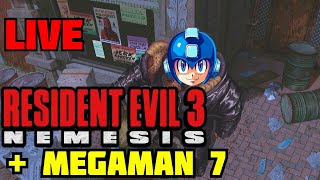 LIVE de Megaman 7 depois Resident Evil 3 [upl. by Dorelia937]