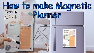 How to make Magnetic planner [upl. by Nura]