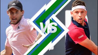 Dominic Thiem vs Filip Krajinovic  ZADAR 2024 [upl. by Nnalyrehc]