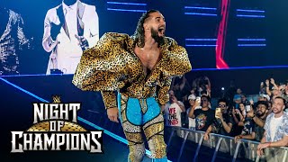 Seth “Freakin” Rollins World Heavyweight Title Match entrance WWE Night of Champions Highlights [upl. by Caddric]