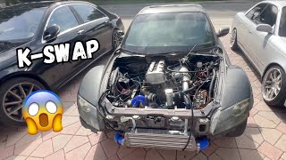 HOW MUCH IT COST TO KSWAP MY RX8  RX8 KSWAPPED DRIFT BUILD [upl. by Barbette]