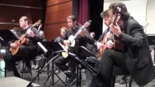 Brandenburg 3 mvt 3 Grossmont Guitar Quartet [upl. by Woolcott892]