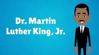 The Life of Dr Martin Luther King Jr  MLK Day Animated Black History Month Video [upl. by Truitt889]