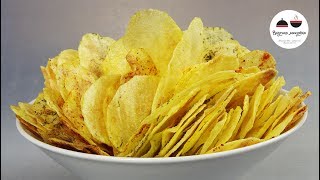 ЧИПСЫ в Микроволновке 4 ВКУСА Обалденные Homemade Potato Chips [upl. by Disraeli130]