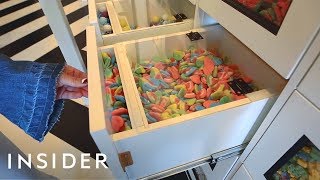 Candy Store Has 160 Drawers Of Bulk Candy [upl. by Jehias]