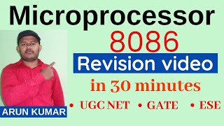 Microprocessor 8086 Quick Revision video for Competitive exams [upl. by Sisak]