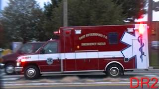 East Rutherford EMS1 Responding 101314 [upl. by Melliw]