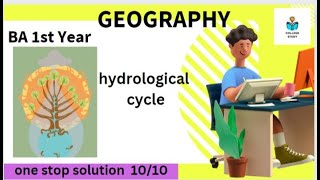 ba 1st year geography hydrological cycle or water cycle ba geography in english [upl. by Searle520]