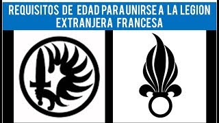 Como ingresar a la Legión Extranjera Francesa Requisitos de edad [upl. by Clemence478]