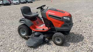 Husquarna YTH23V48 Riding Mower NO RESERVE [upl. by Flem361]