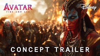 Avatar 3  Fire And Ash  Concept Trailer  Disney 4K  avatar 3 fan trailer [upl. by Linell]