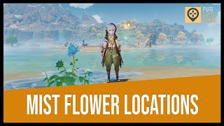 Mist Flower Corolla Locations  Genshin Impact [upl. by Sikata]