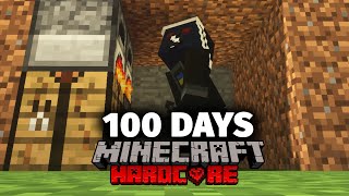 I Spent 100 Days being hunted in Minecraft and Heres What Happened [upl. by Madden531]