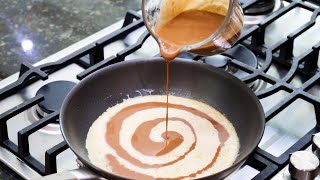 Receta de Crepas con Chocolate😋 ¡Una Delicia para Compartir 👨‍👩‍👧‍👧🤭 [upl. by Lednyk641]