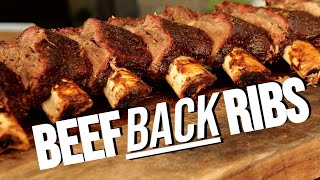 How To Smoke The BEST Beef Back Ribs EASY On a Pellet Grill [upl. by Droffats]