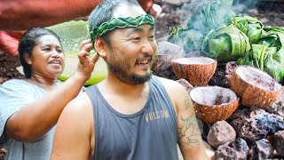 Island Fishing and Cooking  Traditional Samoan Feast [upl. by Selimah683]