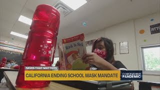 California ending school mask mandate [upl. by Hoon]