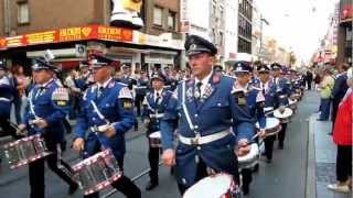 Bürgerschützenfest Neuss 25 08 12 aufmarsch zum Fackelzug [upl. by Attenra38]