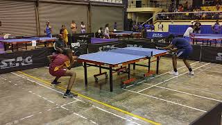 Dhruv JC vs Nathan Wolmers 2023 April 21 JTTA High School Table Tennis Tournament B15 [upl. by Stich623]