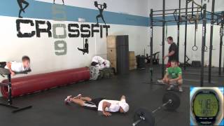 Beginner Crossfit Workout with Dave Erickson in Spokane Washington [upl. by Itnavart]