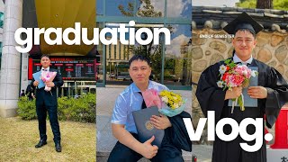 Korea Vlog l Graduation Day l Sejong University 2024 [upl. by Warfold]