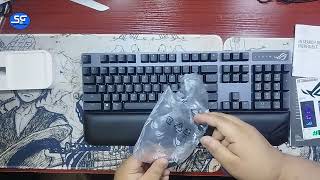 Asus ROG Strix Scope NX Wireless Deluxe Gaming Keyboard Unboxing [upl. by Reta618]