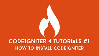 How to Install CodeIgniter 4 [upl. by Heller]