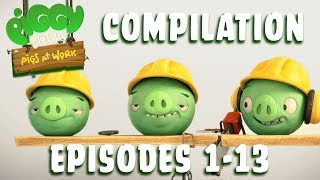 Angry Birds  Piggy Tales  Pigs at Work  Compilation Ep113 [upl. by Kwan]