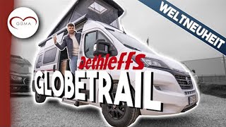 🆕🔍Neues Aufstelldach beim Dethleffs Globetrail 600  Roomtour  Camper Van Neuheiten 2022  GÜMA TV [upl. by Leeda]