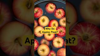 Why Do Apples Float Apples FunFacts ScienceExplained AppleBobbing DidYouKnow shorts [upl. by Joscelin]