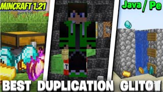 BEST DUPLICATION GLITCH IN MINCRAFT 121 [upl. by Attennod]