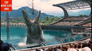 Jurassic World 2015 – Owen and Raptor Scene Hindi 310 l TopMovieClips Hindi [upl. by Bundy]